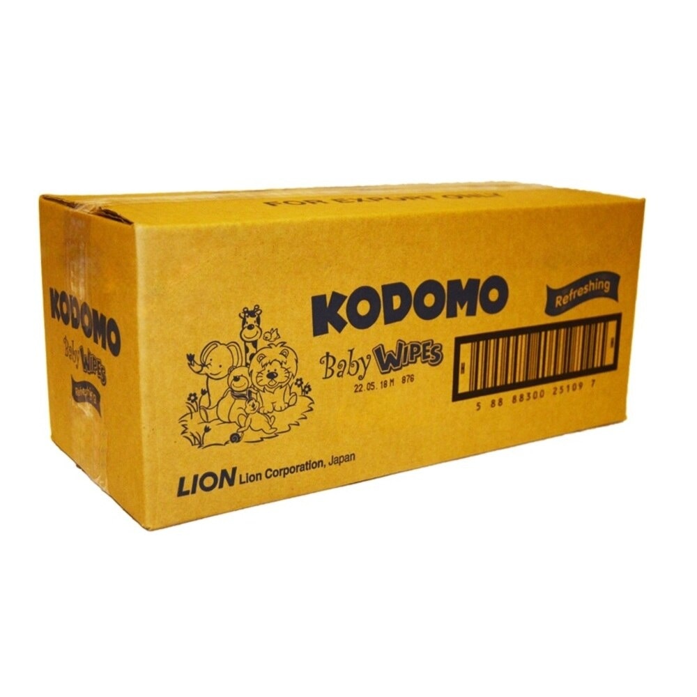 Kodomo Baby Wipes Refresh 70's x12 Carton