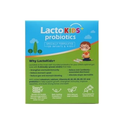 LACTOMIN Lactokids+ Probiotics 60x2g