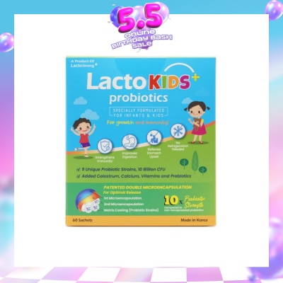 LACTOMIN - Lactokids+ Probiotics 2g x 60s