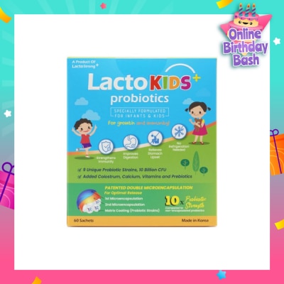 LACTOMIN Lactokids+ Probiotics 2g x 60s
