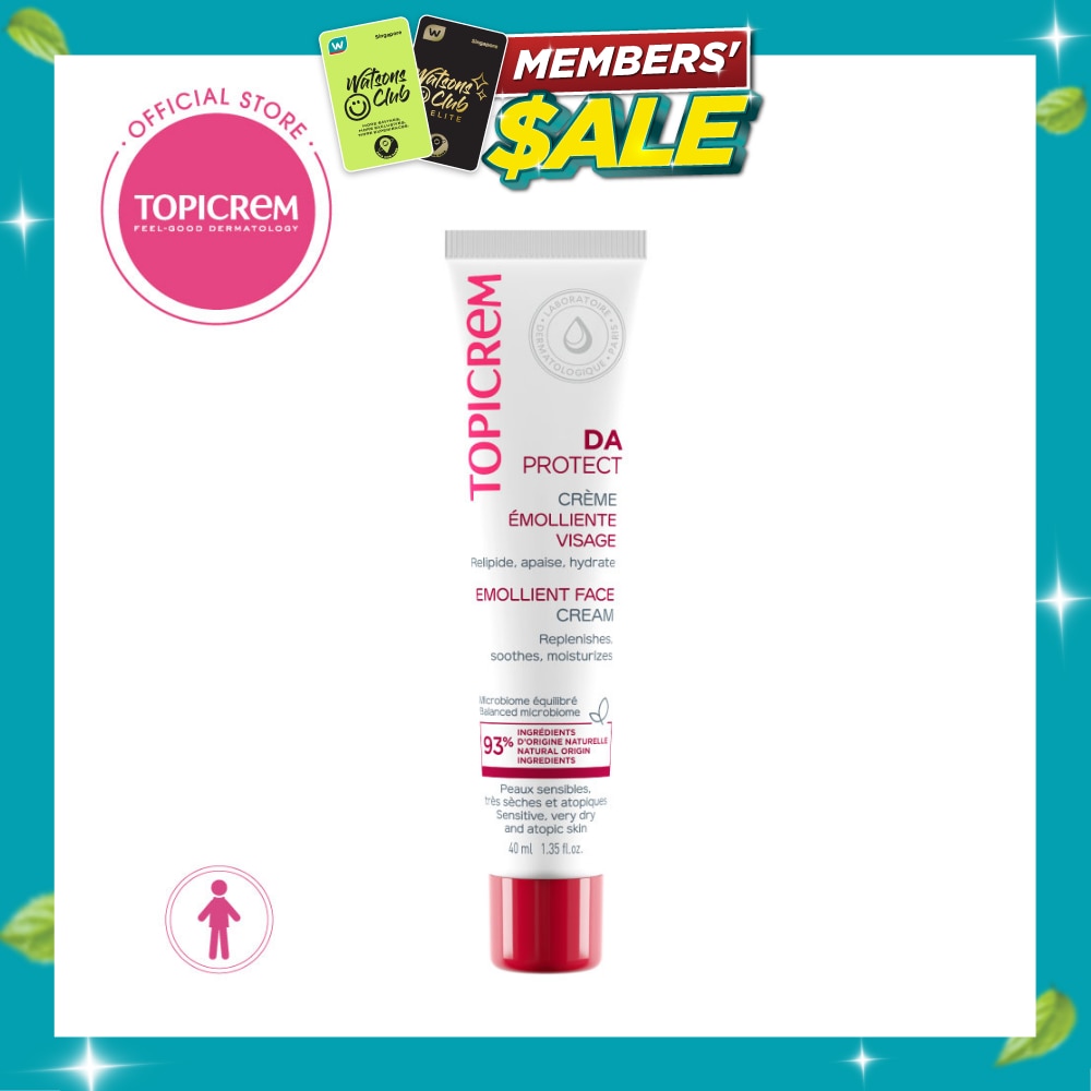 Da Emollient Face Cream (Intensely Nourishing And Hydrating Sensitive, Very Dry Or Atopic Skin) 40ml image