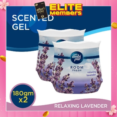 AMBI PUR Ambi Pur Relaxing Lavender Air Freshener Gel 180g x 2s