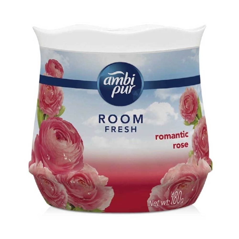 Ambi Pur Romantic Rose Room Fresh Air Freshener gel 180g x 2s<BR>