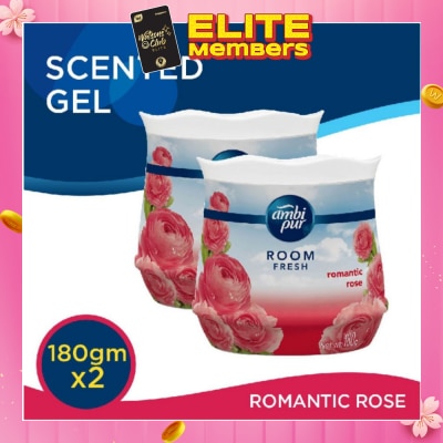AMBI PUR Ambi Pur Romantic Rose Room Fresh Air Freshener gel 180g x 2s