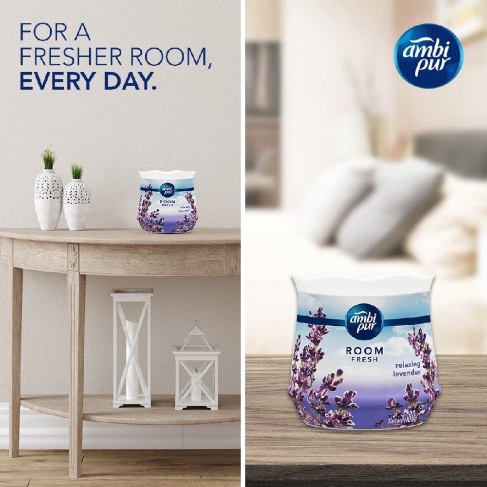 Ambi Pur Room Fresh Relax & Unwind Air Freshener Gel 180g