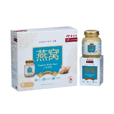 EU YAN SANG Stabilizer Free Superior Bird's Nest Sugar Free (100% Natural, Genuine Complete Bird's Nest Strands) 70g x 6s