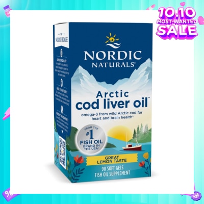 NORDIC NATURALS Arctic Cod Liver Oil 1000mg 90 Soft Gels