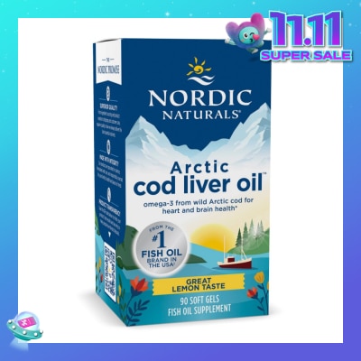 NORDIC NATURALS Arctic Cod Liver Oil 1000mg 90 Soft Gels