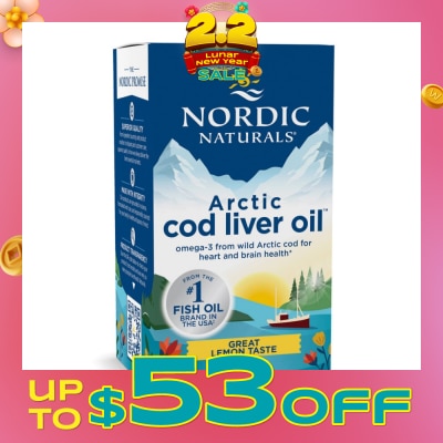 NORDIC NATURALS Arctic Cod Liver Oil 1000mg 90 Soft Gels