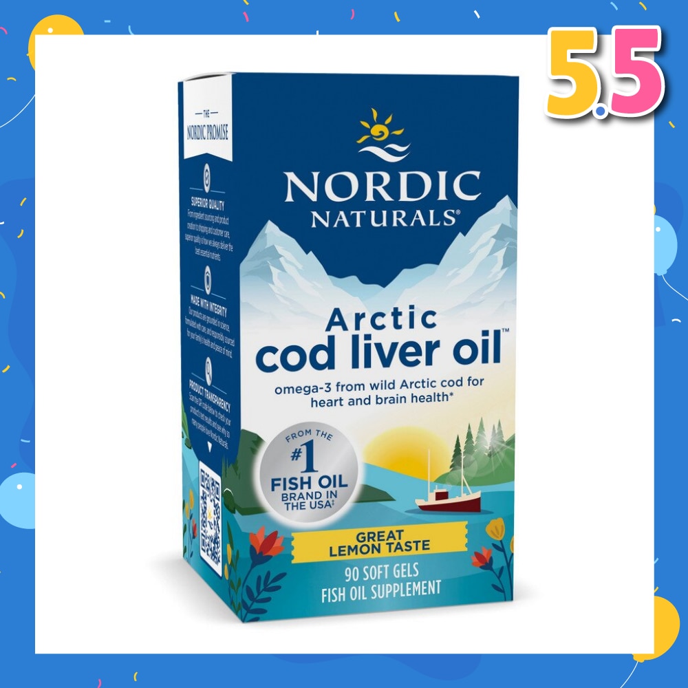 Arctic Cod Liver Oil 1000mg 90 Soft Gels