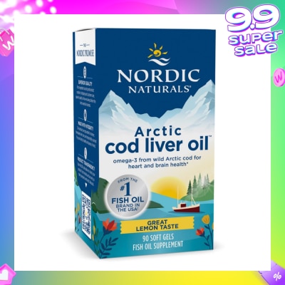 NORDIC NATURALS Arctic Cod Liver Oil 1000mg 90 Soft Gels