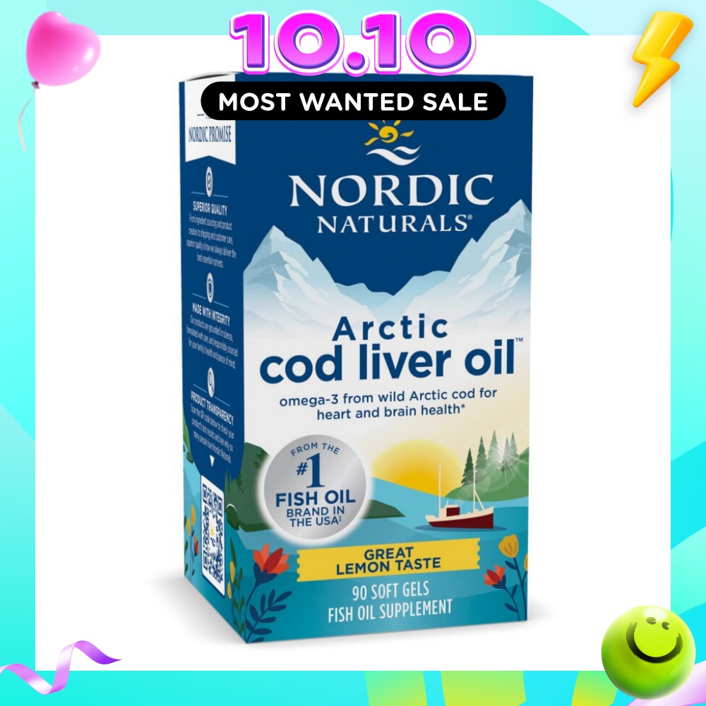 Arctic Cod Liver Oil 1000mg 90 Soft Gels image