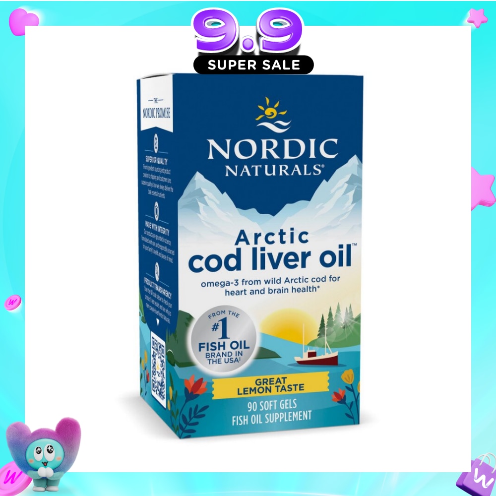 Arctic Cod Liver Oil 1000mg 90 Soft Gels image