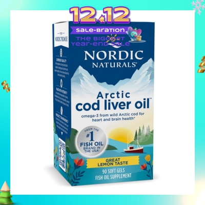 NORDIC NATURALS Arctic Cod Liver Oil 1000mg 90 Soft Gels
