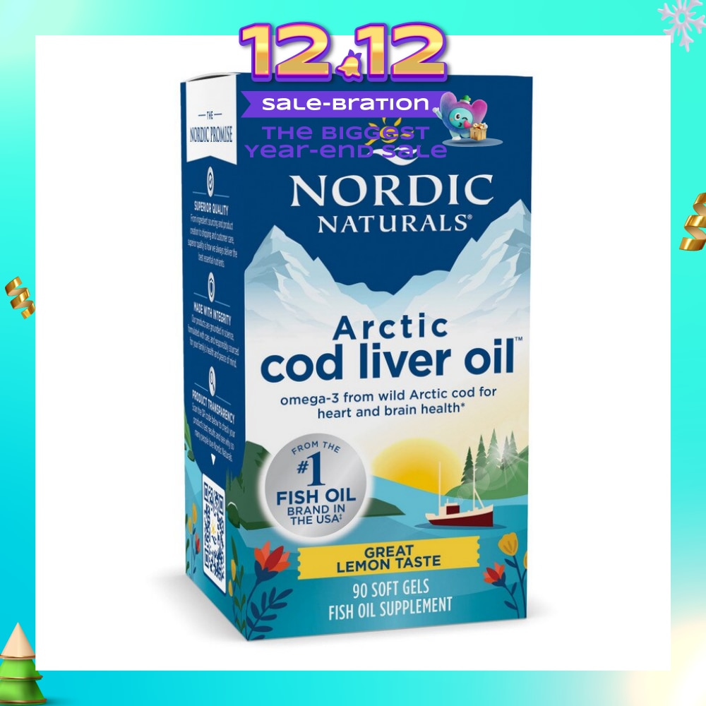 Arctic Cod Liver Oil 1000mg 90 Soft Gels