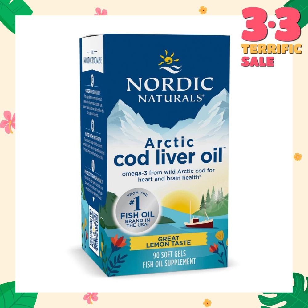 Arctic Cod Liver Oil 1000mg 90 Soft Gels