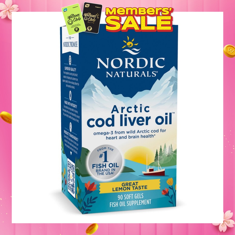 Arctic Cod Liver Oil 1000mg 90 Soft Gels