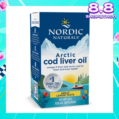 NORDIC NATURALS Arctic Cod Liver Oil 1000mg 90 Soft Gels