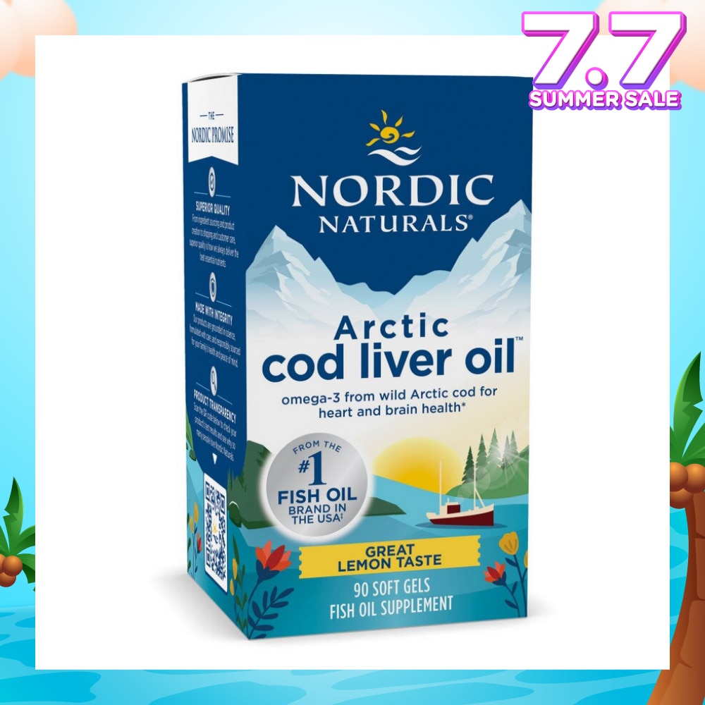 Arctic Cod Liver Oil 1000mg 90 Soft Gels