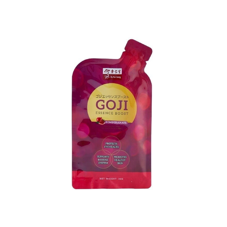 Pomegranate Goji Essence Boost Sachet (For Protects Eye Health, Promotes Healthy Skin & Supports Immune System) 30g x 10s