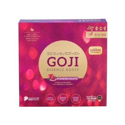 EU YAN SANG Pomegranate Goji Essence Boost Sachet (For Protects Eye Health, Promotes Healthy Skin & Supports Immune System) 30g x 10s