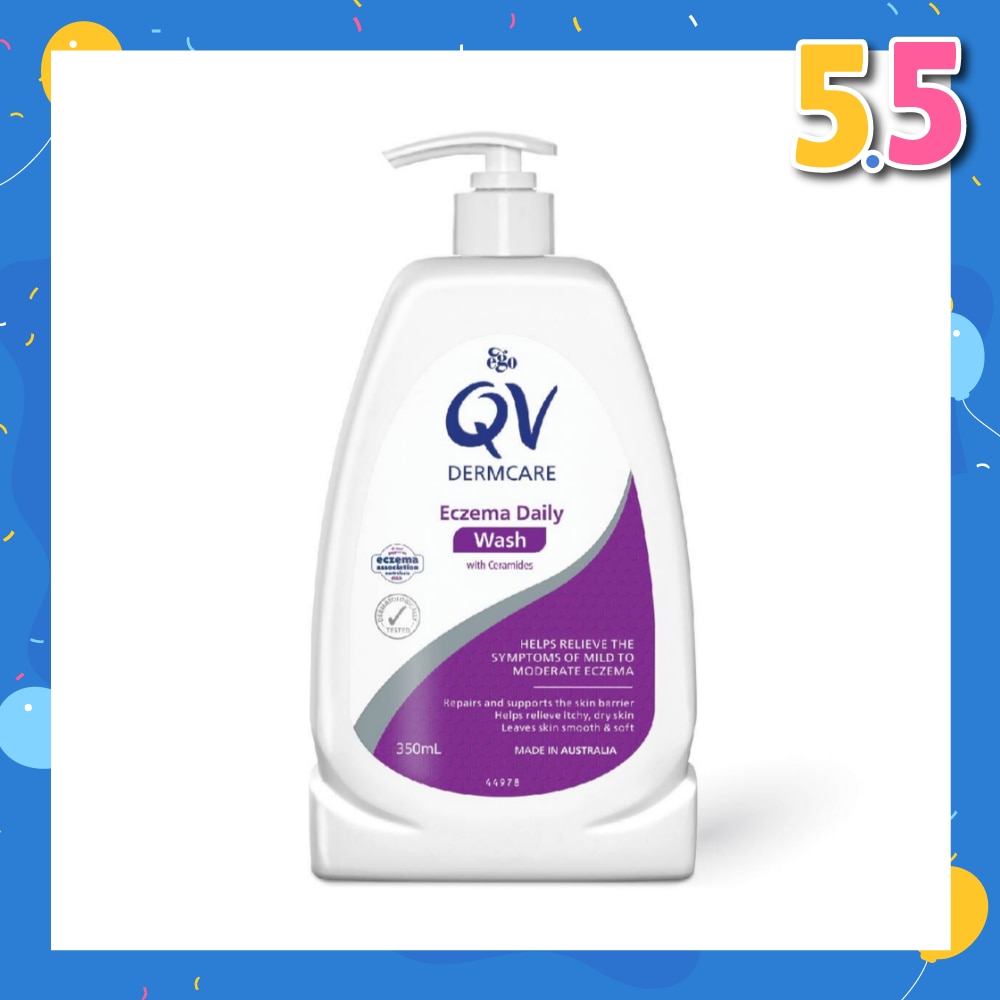 Dermcare Eczema Daily Wash (Relieve The Symptoms Of Mild To Moderate Eczema) 350ml