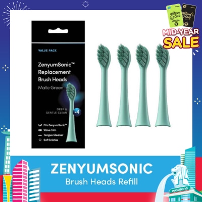 ZENYUM ZenyumSonic Brush Heads Matte Green 4s