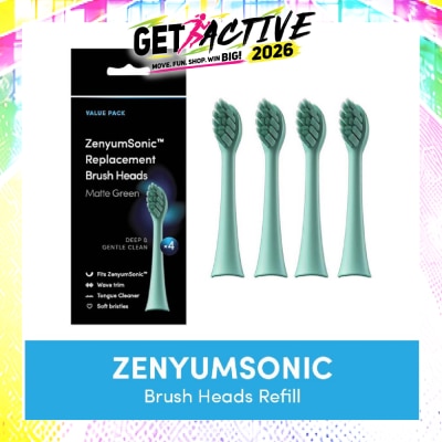 ZENYUM - ZenyumSonic Brush Heads Matte Green 4s image