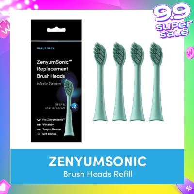 ZENYUM ZenyumSonic Brush Heads Matte Green 4s