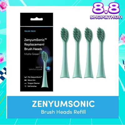ZENYUM ZenyumSonic Brush Heads Matte Green 4s