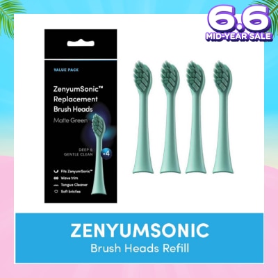 ZENYUM ZenyumSonic Brush Heads Matte Green 4s