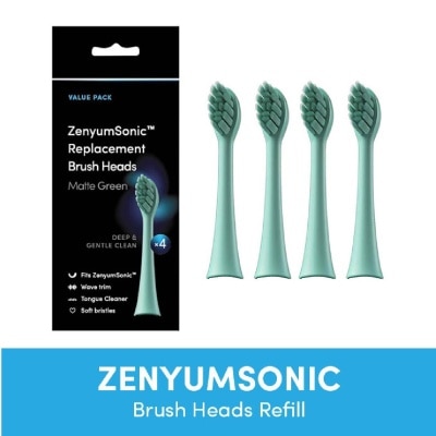 ZENYUM ZenyumSonic Brush Heads Matte Green 4s