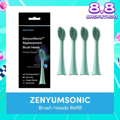 ZENYUM ZenyumSonic Brush Heads Matte Green 4s