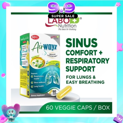 LABO NUTRITION - AirWayz Quercetin Respiratory & Sinus Comfort Supplement Capsule 60s image