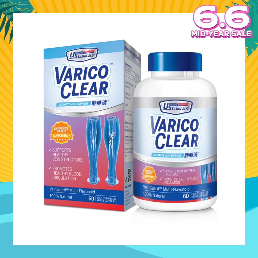 VaricoClear Ultimate Vein Support (Support Healthy Vein Structure) 60s