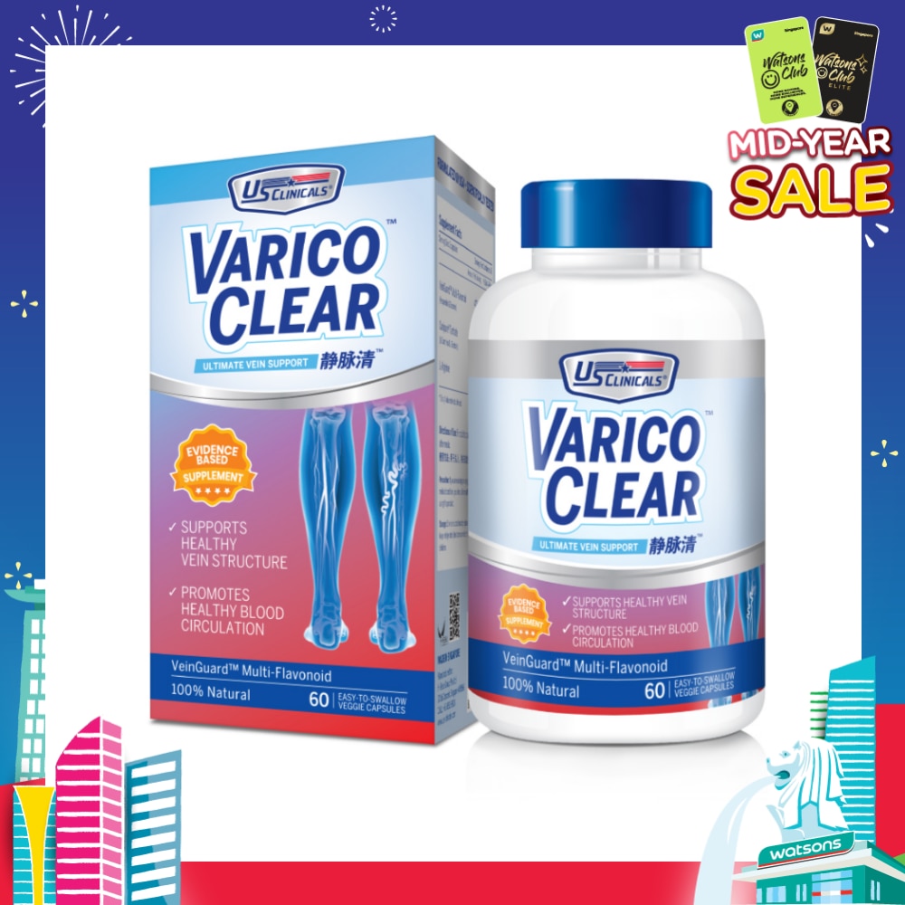 VaricoClear Ultimate Vein Support (Support Healthy Vein Structure) 60s