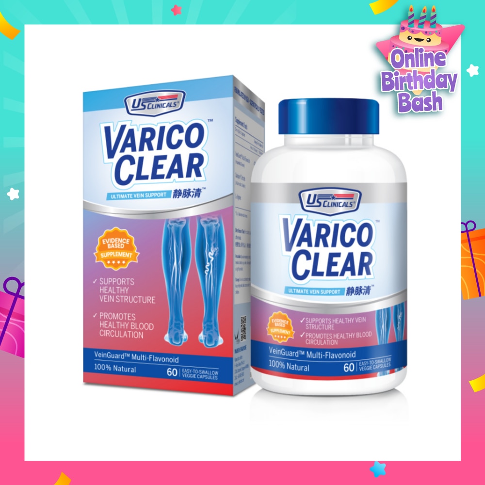 VaricoClear Ultimate Vein Support (Support Healthy Vein Structure) 60s