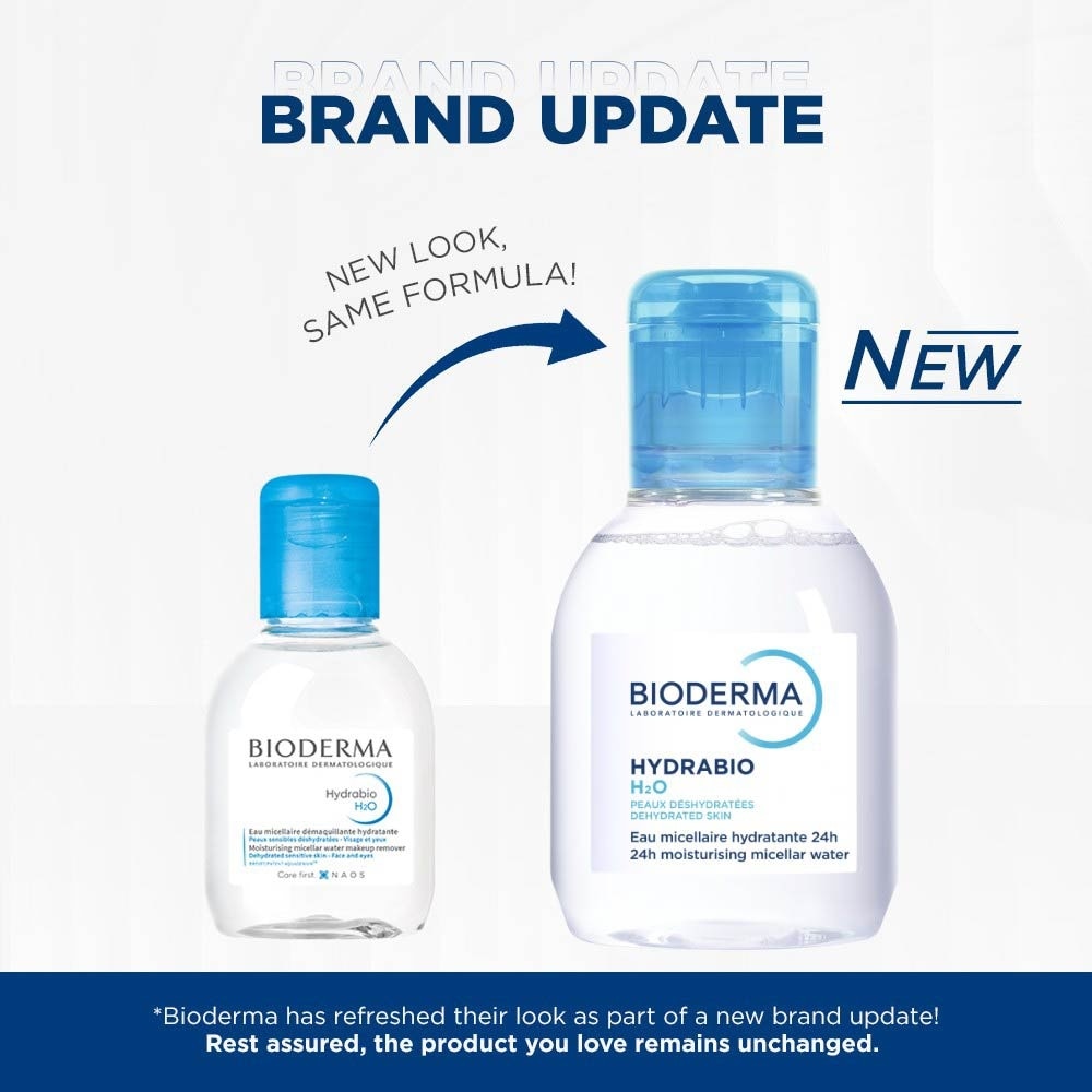 Hydrabio H2O Moisturising Micellar Water (Facial Non-Rinse Cleanser for Dehydrated Sensitive Skin) 100ml