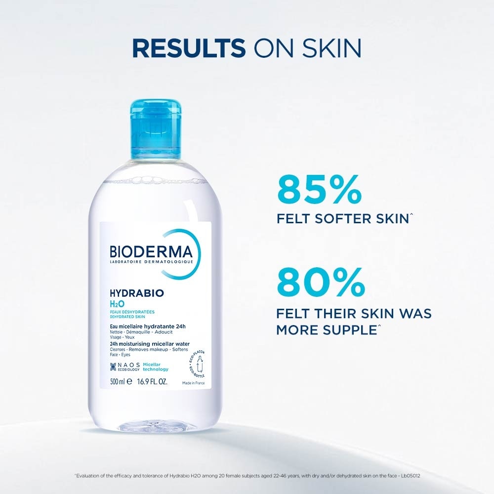 Hydrabio H2O Moisturising Micellar Water (Facial Non-Rinse Cleanser for Dehydrated Sensitive Skin) 100ml