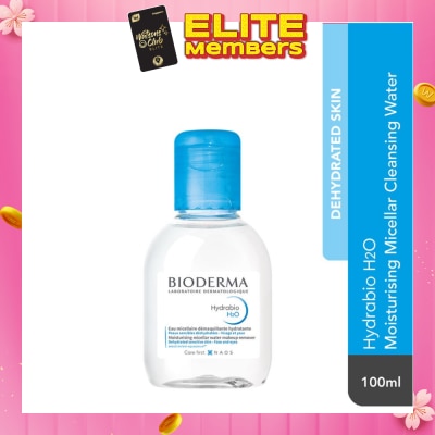 BIODERMA Hydrabio H2O Moisturising Micellar Water (Facial Non-Rinse Cleanser for Dehydrated Sensitive Skin)  100ml