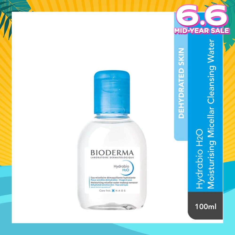 Hydrabio H2O Moisturising Micellar Water (Facial Non-Rinse Cleanser for Dehydrated Sensitive Skin)  100ml