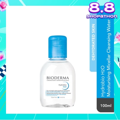 BIODERMA Hydrabio H2O Moisturising Micellar Water (Facial Non-Rinse Cleanser for Dehydrated Sensitive Skin)  100ml