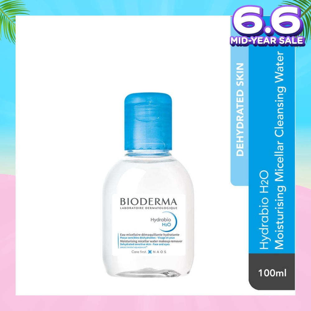 Hydrabio H2O Moisturising Micellar Water (Facial Non-Rinse Cleanser for Dehydrated Sensitive Skin)  100ml