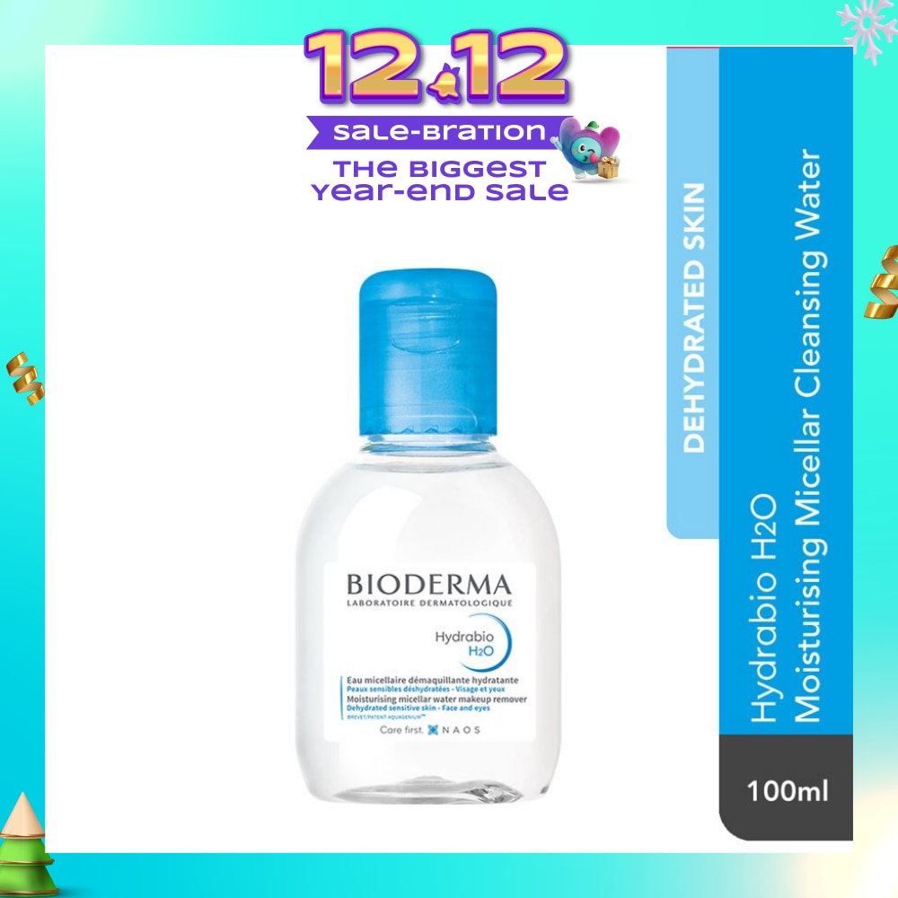 Hydrabio H2O Moisturising Micellar Water (Facial Non-Rinse Cleanser for Dehydrated Sensitive Skin)  100ml