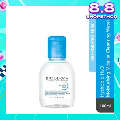 BIODERMA Hydrabio H2O Moisturising Micellar Water (Facial Non-Rinse Cleanser for Dehydrated Sensitive Skin)  100ml