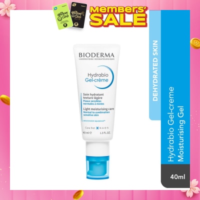 BIODERMA Hydrabio Gel Crème Moisturising Gel (Dehydrated Sensitive Skin) 40ml