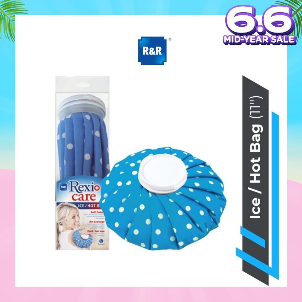 Ice/Hot Bag Blue White Dot (L) 1s