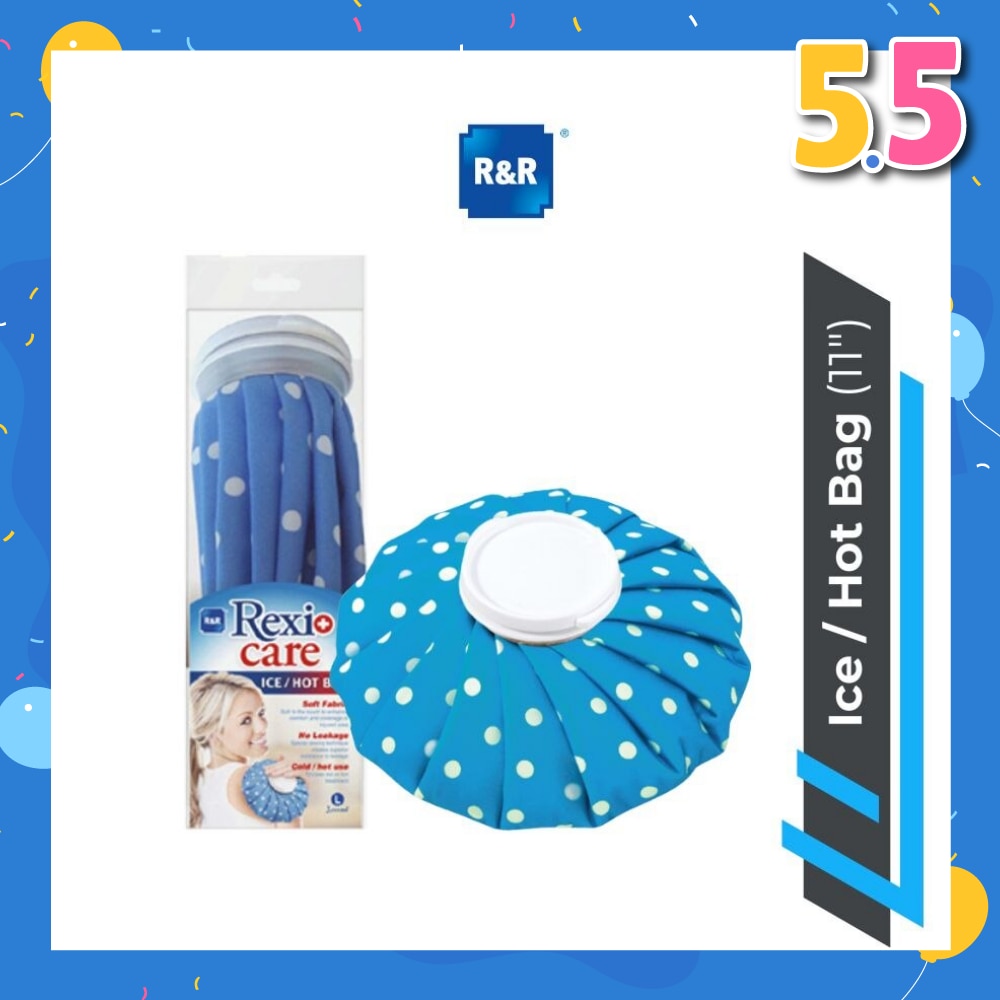 Ice/Hot Bag Blue White Dot (L) 1s