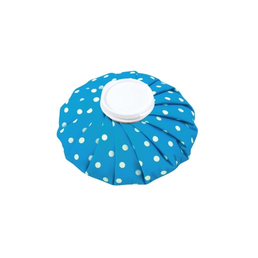 R&R Ice/Hot Bag (M) Blue White Dot