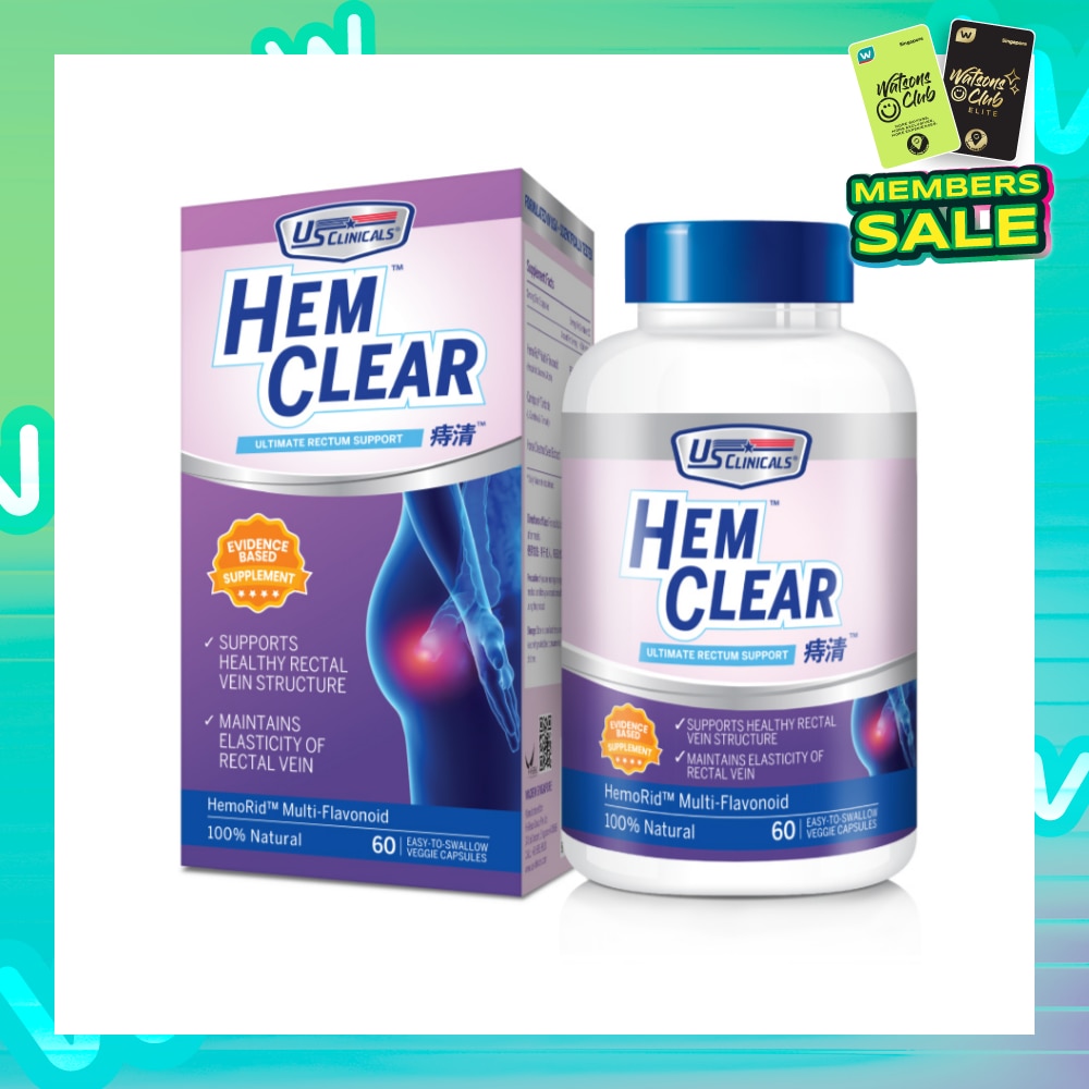 HemClear Ultimate Rectum Support (Support Healthy Rectal Vein) 60s